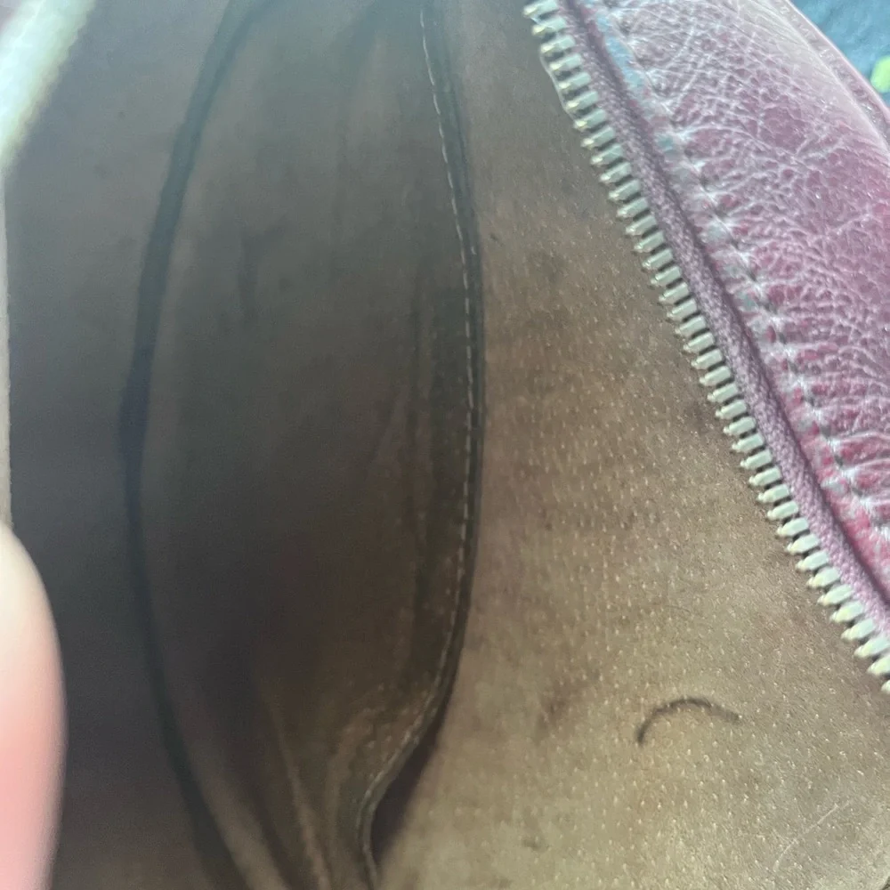Christy Dawn Janis Round Rich Dark Burgundy Crossbody.  Price is firm no offers. - Picture 8 of 9